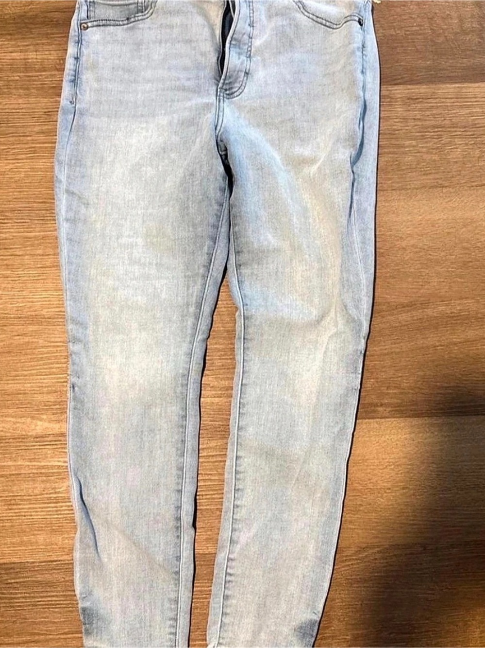 Express High Rise Skinny Jeans Blue Waist 10R